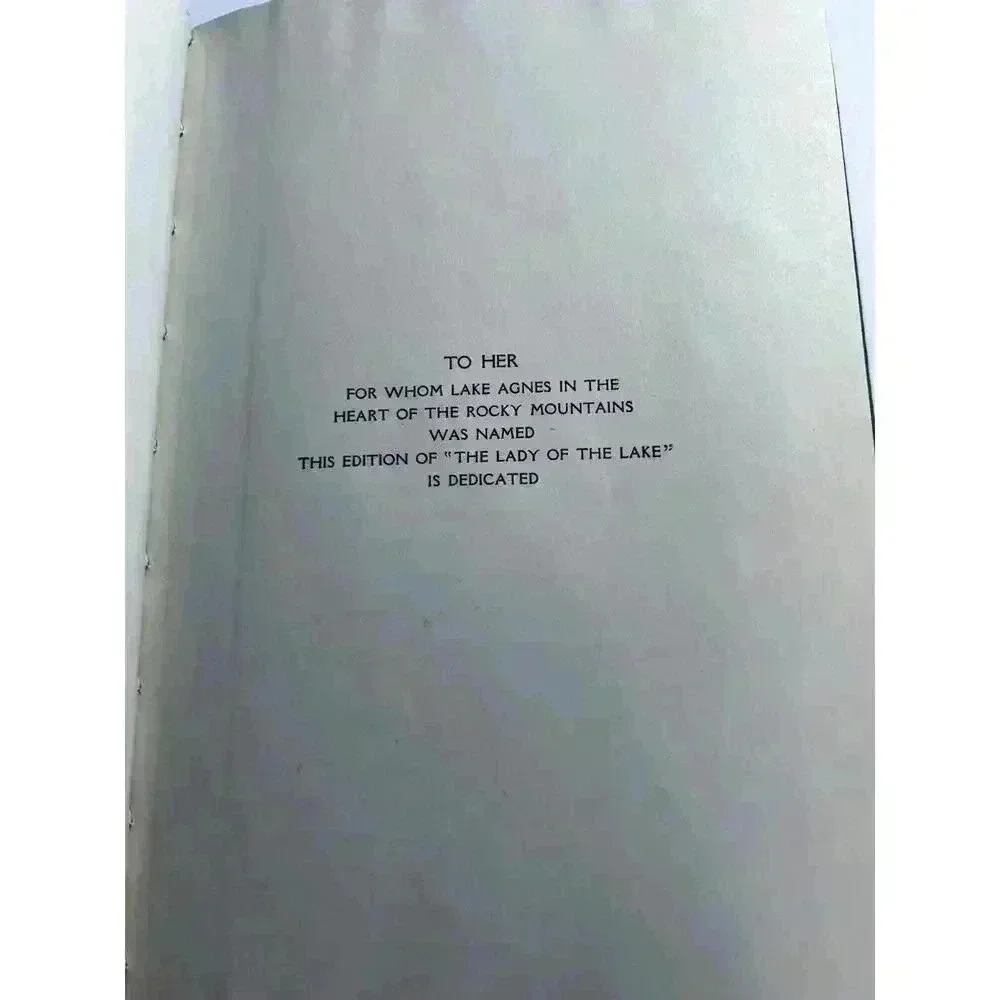 Vintage "The Lady of the Lake" - 1921 Edition - Sir Walter Scott - Picture 9 of 12